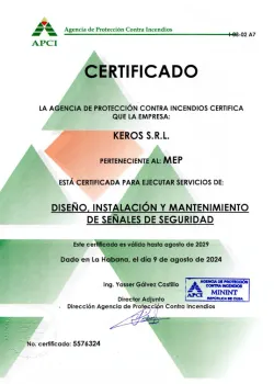 Certificado APCI SS KEROS